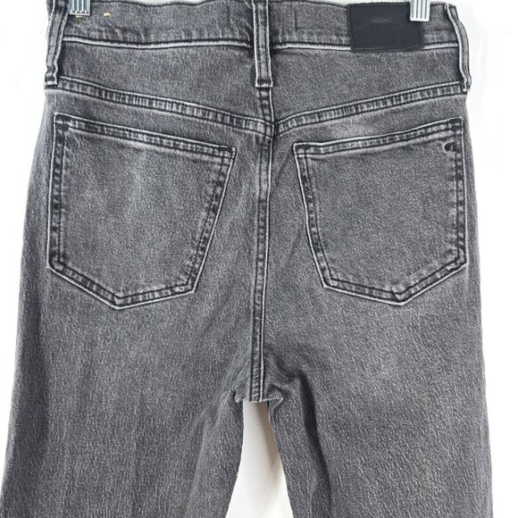 Madewell The Perfect Vintage Jean Raw Distressed Hem HIgh Rise Denim Jeans - Picture 6 of 11